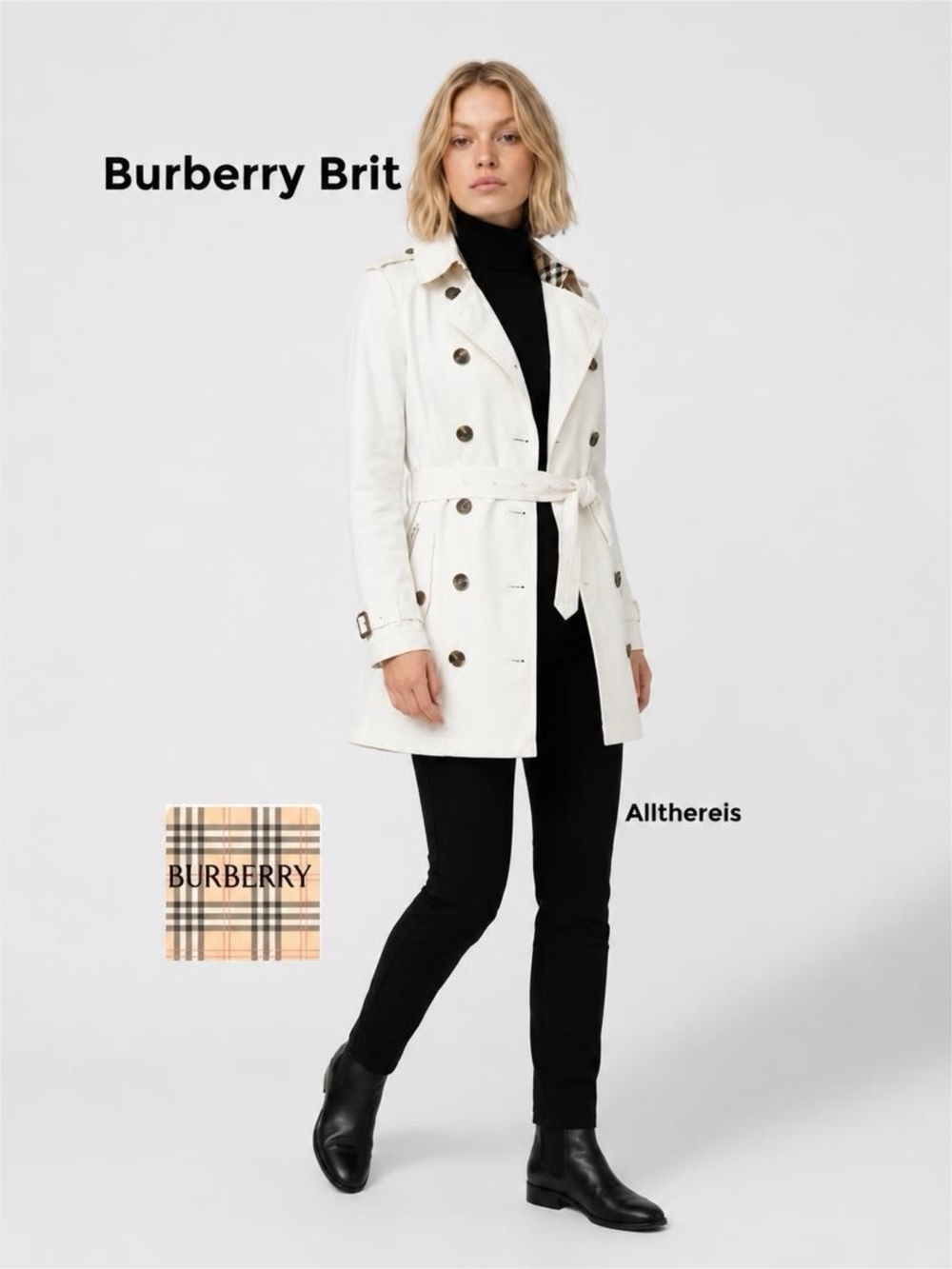 NWT Burberry Trench Brooksby coat 6 - Picture 4 of 16